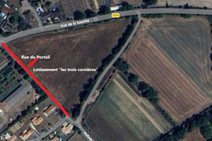 Des travaux au nouveau lotissement des Trois-Cornières